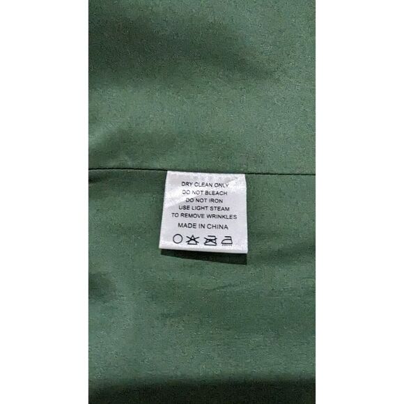 Azazie X Kendall + Kylie Green Sheath Pleated Stretch Satin Floor Length Dress O - Picture 9 of 16